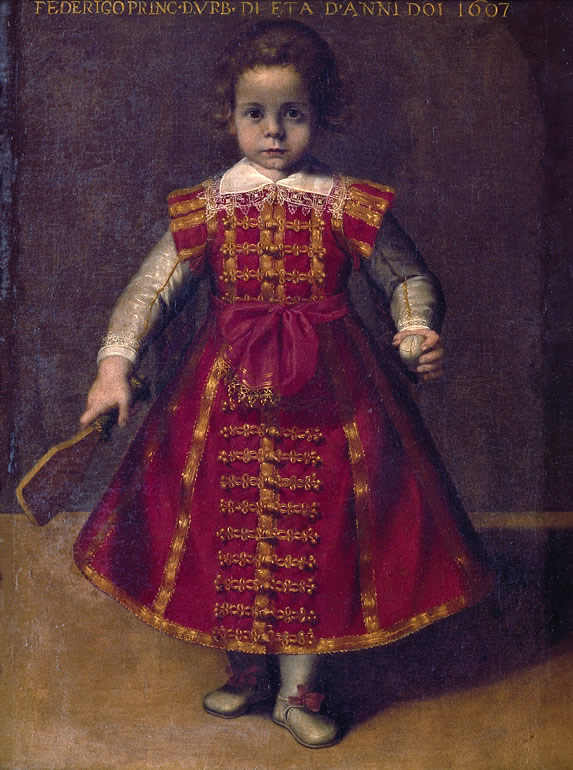 Alessandro Vitali, Ritratto di Federico Ubaldo della Rovere, Olio su tela (cm.96x67). Lucca, Museo Nazionale di Palazzo Mansi